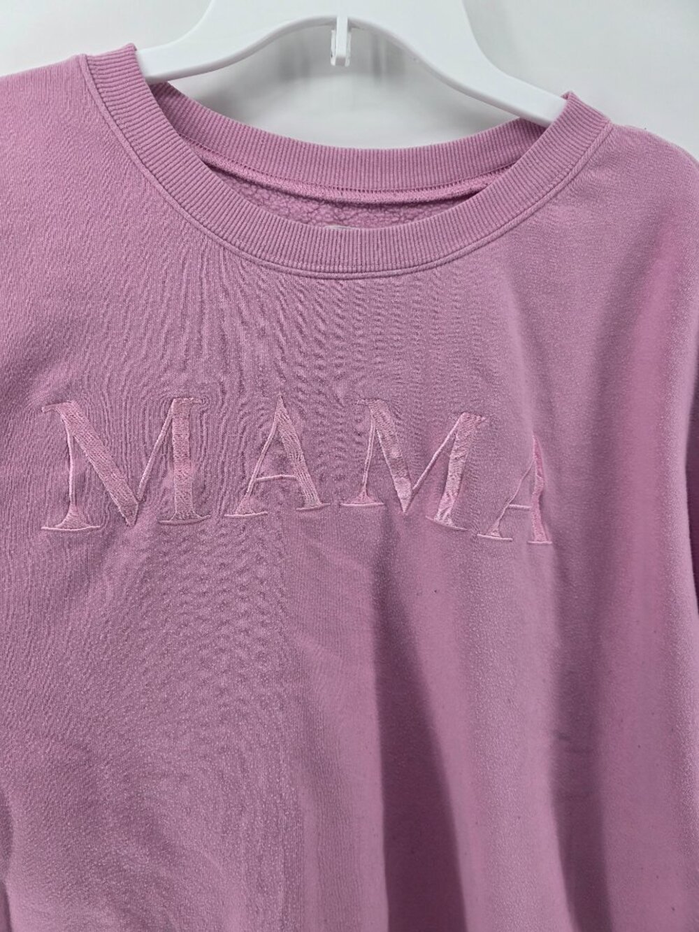 Grayson Threads Pink Mama Embroidered Sweatshirt – Size 2X – Oversized Mom Crew - Picture 2 of 6